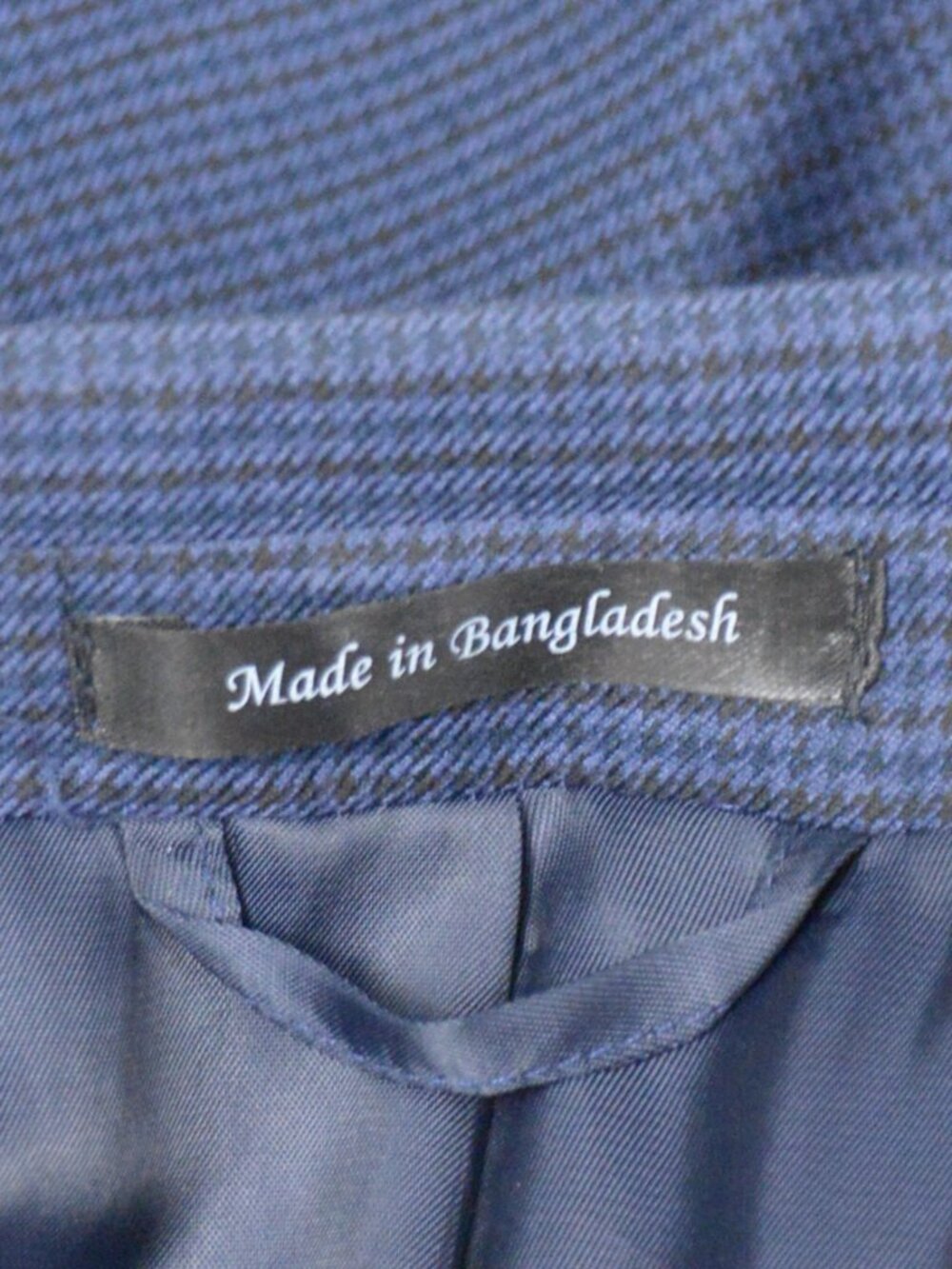 Lauren Ralph Lauren Blue Micro-Houndstooth Sport Coat 50R - Picture 10 of 10